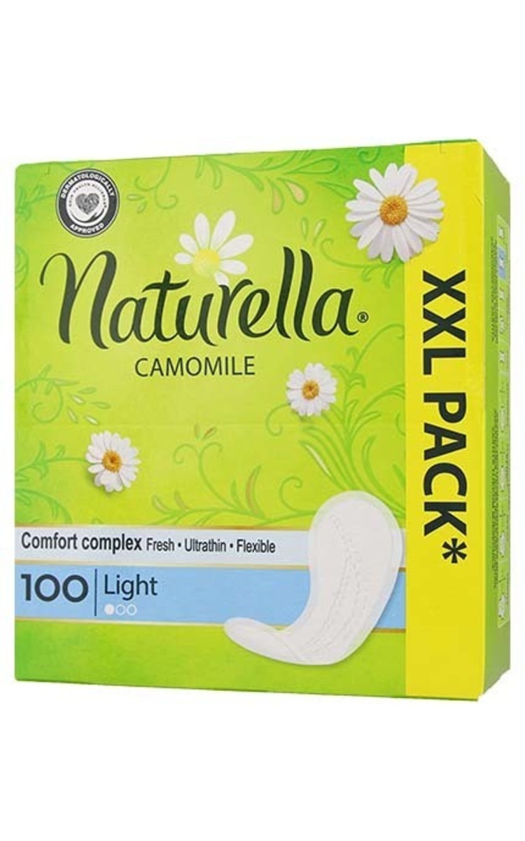 NATURELLA NATURELLA Camomile Light ежедневные прокладки, 100шт. 100 шт