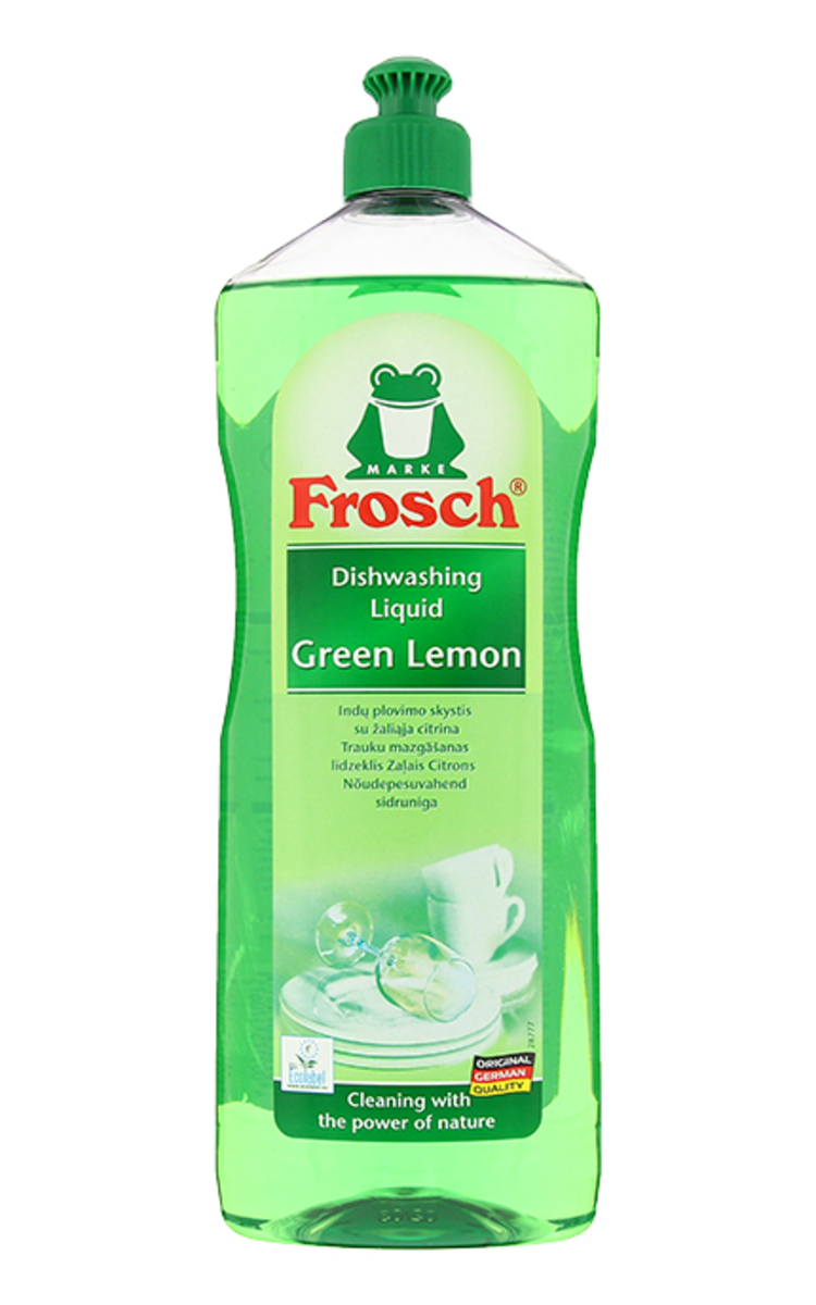 FROSCH FROSCH Green Lemon средство для мытья посуды, 1л 1000 мл