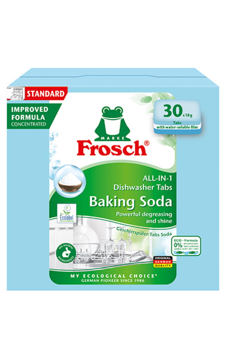 FROSCH FROSCH Soda таблетки для посудомоечных машин, 30шт. 30 шт