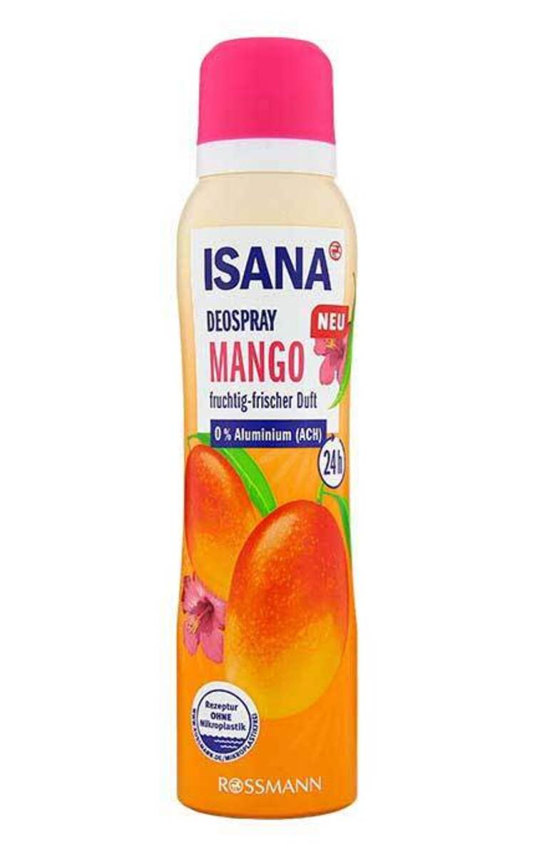 ISANA ISANA Mango izsmidzināms dezodorants, 150ml 150 ml