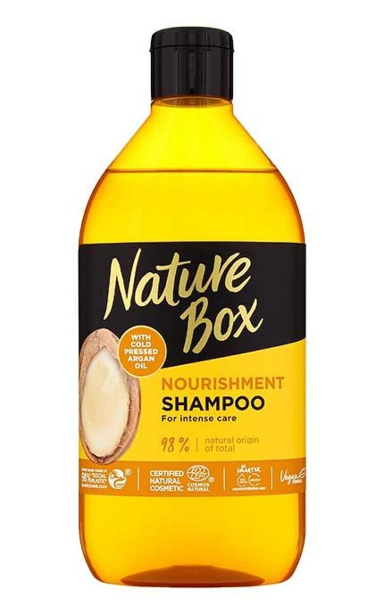 NATURE BOX NATURE BOX Argan Nourish питательный шампунь, 385мл 385 мл