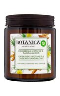 AIR WICK BOTANICA Carribean Vetiver&Sandalwood ароматическая свеча, 205г