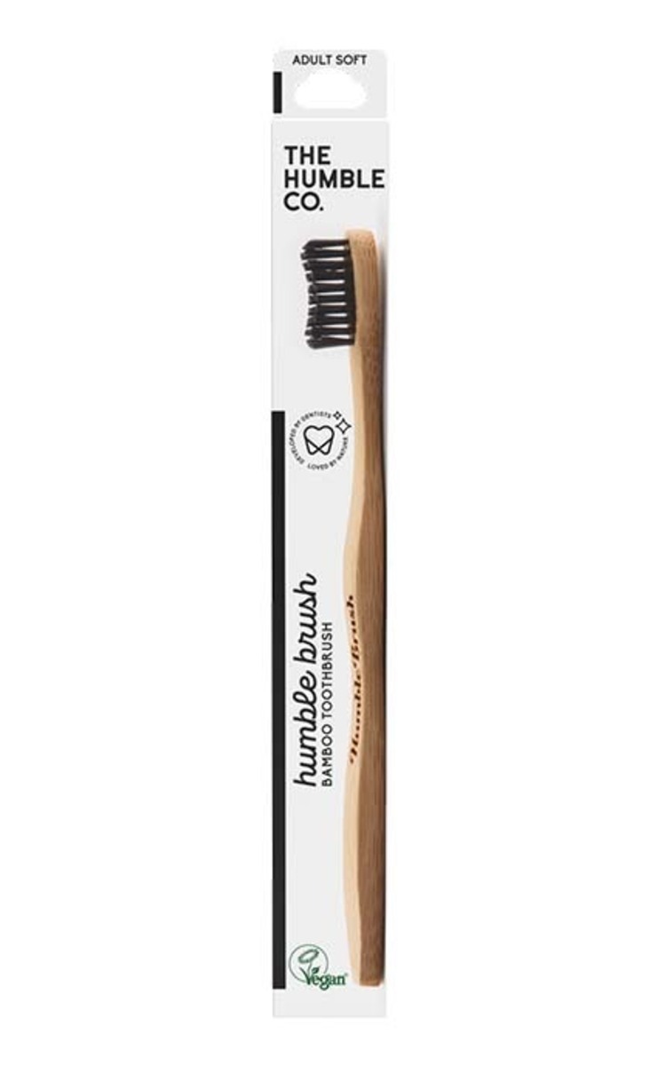 HUMBLE HUMBLE BRUSH Black зубная щетка с мягкой щетиной, 1шт.