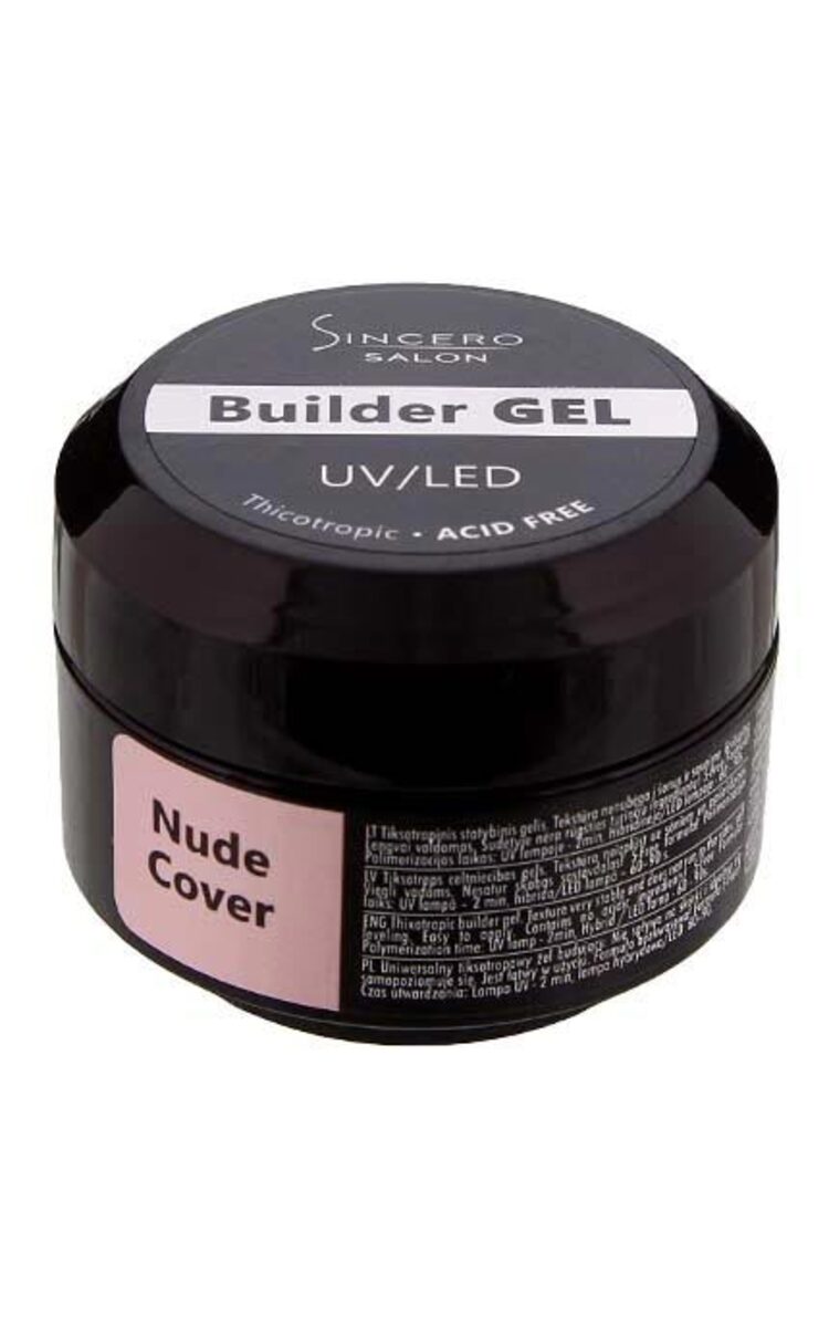 SINCERO SALON SINCERO SALON Builder базовый гель для ногтей, Nude Cover, 15мл 15 мл