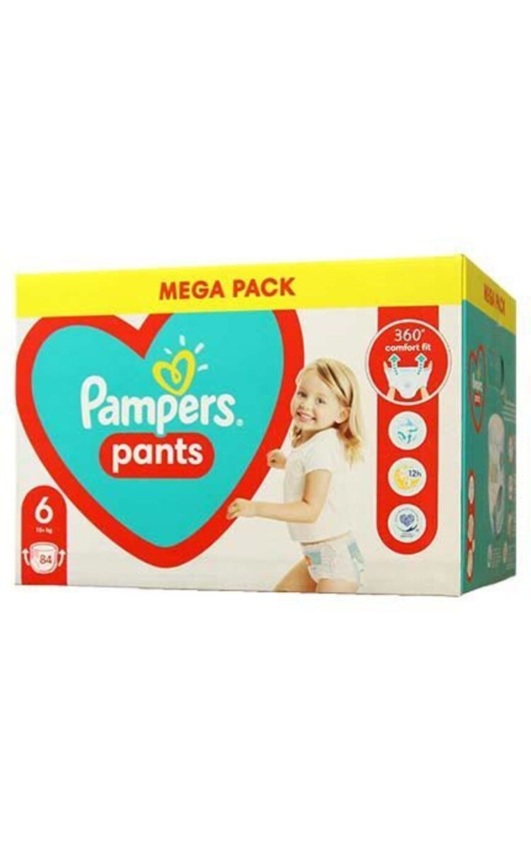 PAMPERS PAMPERS Junior6 Mega Pack трусики, 15+кг, 84шт. 84 шт