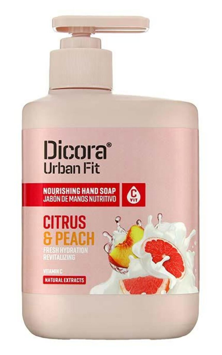 DICORA DICORA Citrus&Peach жидкое мыло для рук, 500мл 500 мл