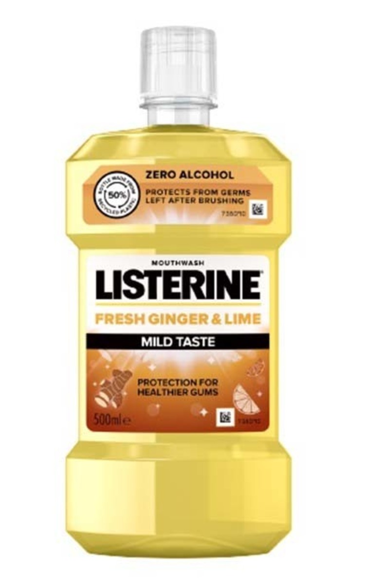 LISTERINE LISTERINE Fresh Ginger&Lime Mild Taste ополаскиватель для полости рта, 500мл 500 мл