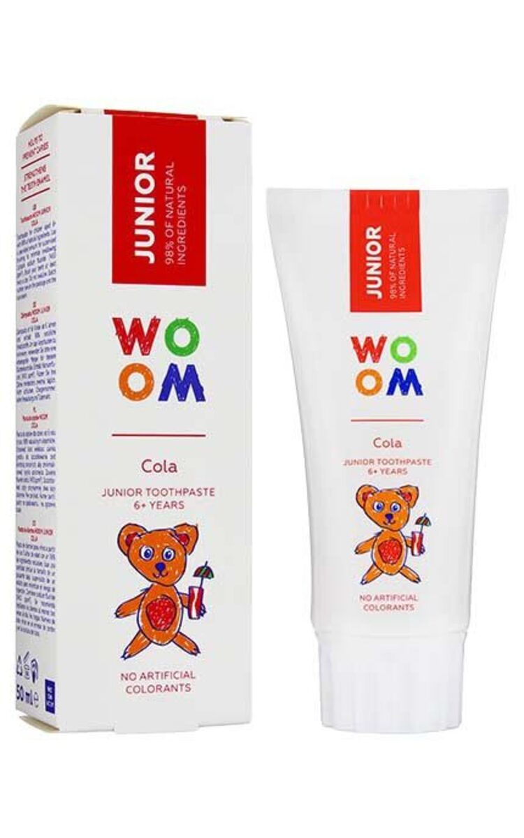 WOOM WOOM Junior Cola 6+ детская зубная паста, 50мл 50 мл