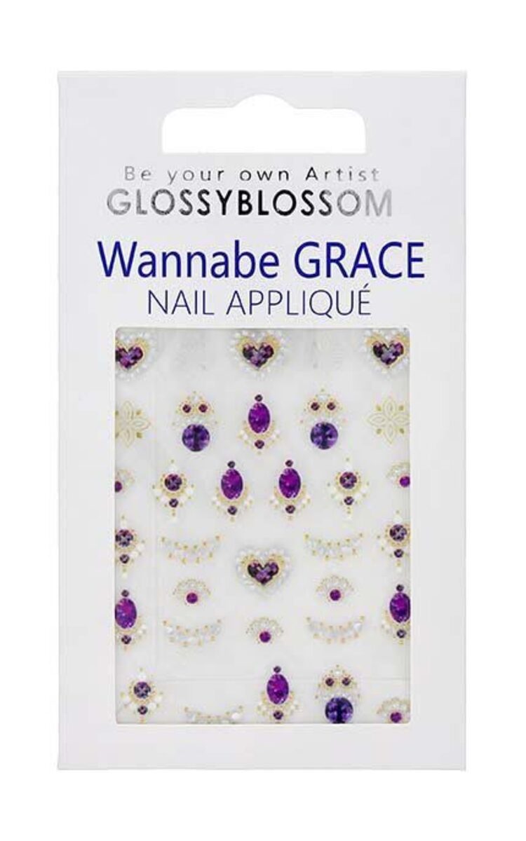 GLOSSY BLOSSOM Wannabe Grace наклейки для ногтей 1 шт