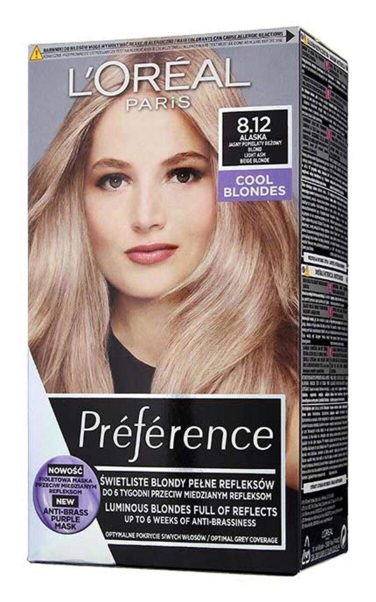 PREFERENCE PREFERENCE Cool Blondes краска для волос, 8.12 Alaska 1 шт