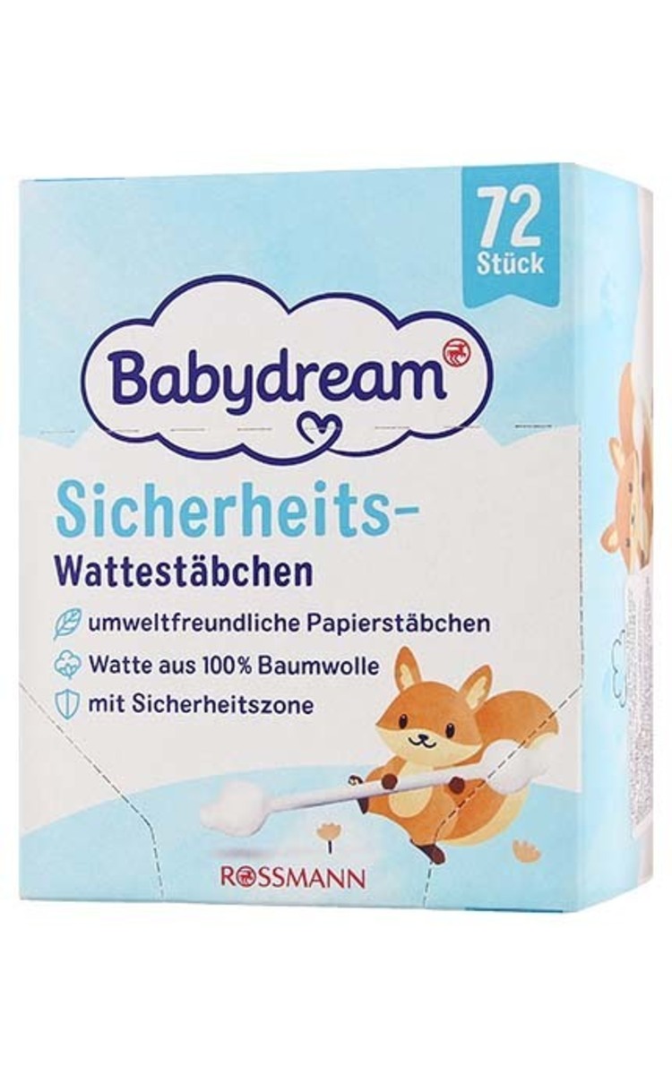 BABY DREAM BABYDREAM Ватные палочки для детей, 72шт. 72 шт