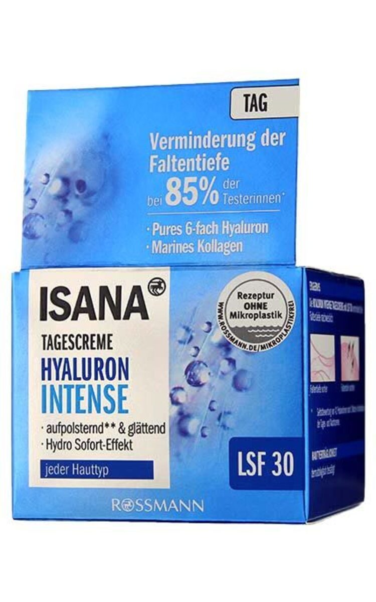 ISANA ISANA Hyaluron Intense LSF 30 pretnovecošanās dienas krēms, 50ml 50 ml