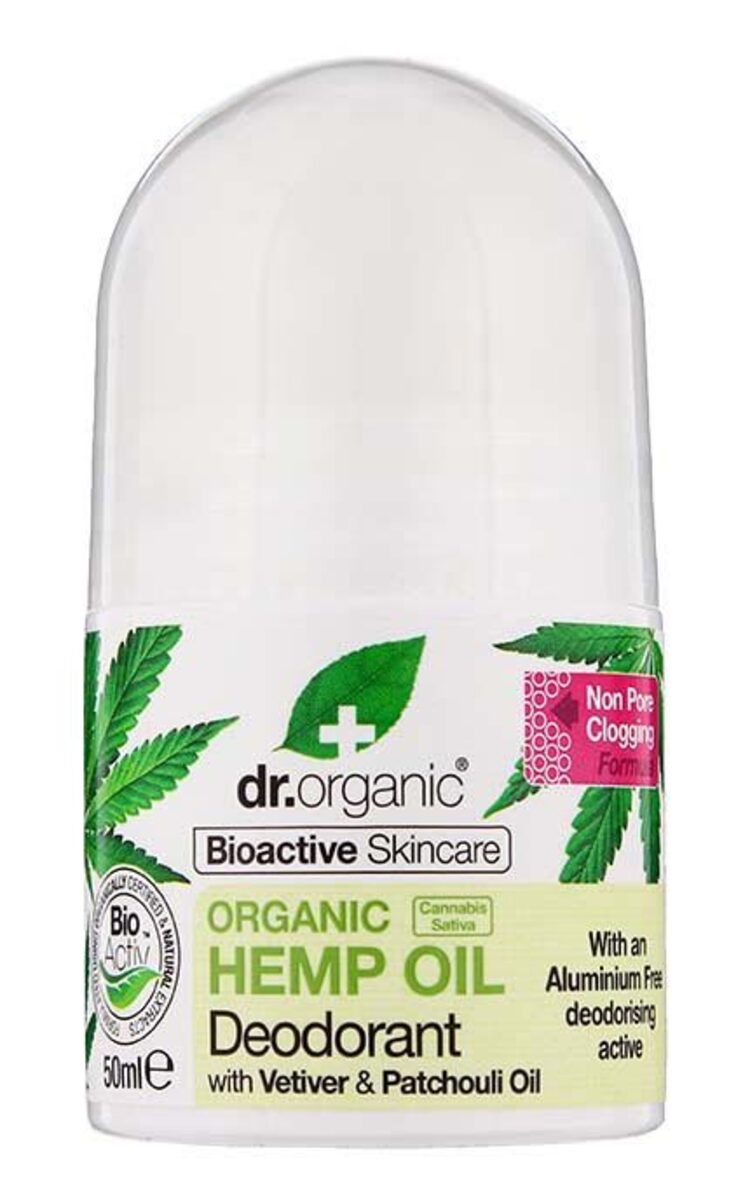 DR.ORGANIC DR.ORGANIC Hemp Oil органический роликовый дезодорант, 50мл 50 мл