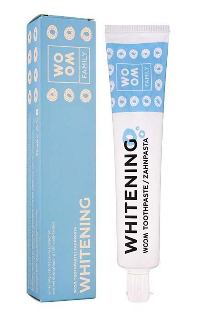 WOOM WOOM Family Whitening отбеливающая зубная паста, 75мл 75 мл