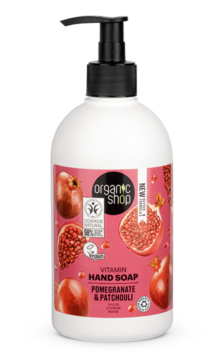 ORGANIC SHOP ORGANIC SHOP Pomegrante&Patchouli šķidrās roku ziepes, 500ml 500 ml