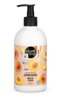 ORGANIC SHOP Peach&Rose жидкое мыло для рук, 500мл