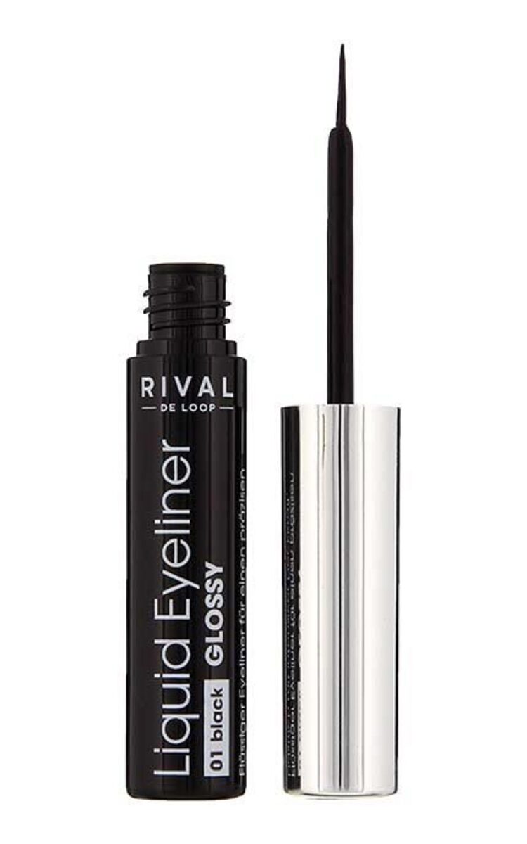 RIVAL DE LOOP RIVAL DE LOOP Glossy лайнер для глаз, 01 Black Ultra Black