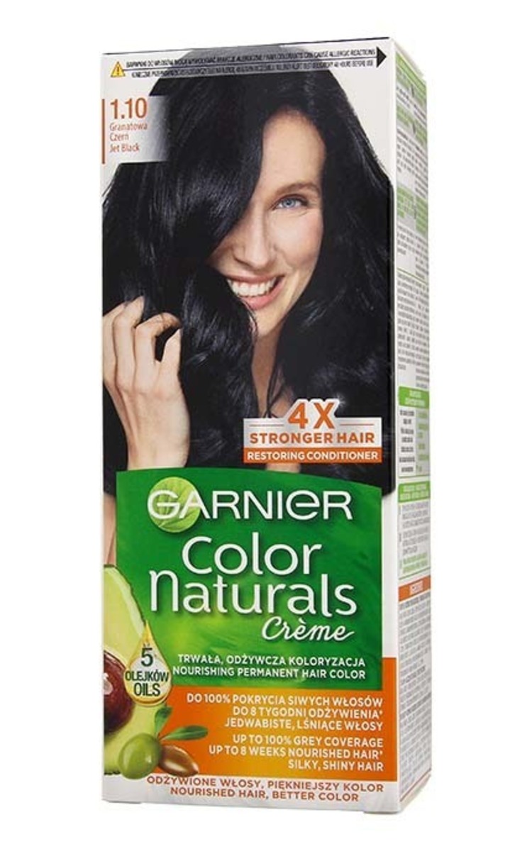 GARNIER COLOR NATURALS GARNIER COLOR NATURALS Краска для волос, 1.10 Jet Black 1 шт