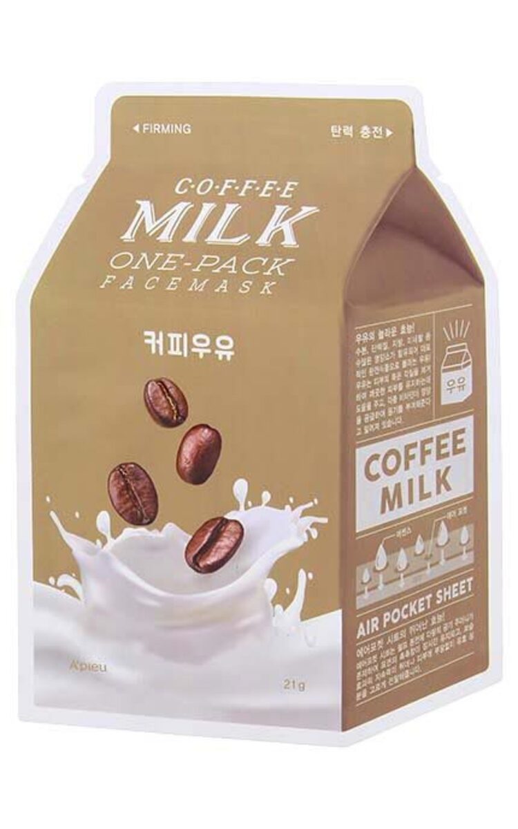 A'PIEU A'PIEU Coffee Milk One-Pack Тканевая маска с молочными протеинами и экстрактом кофе для лица, 1шт., 21г 1 шт