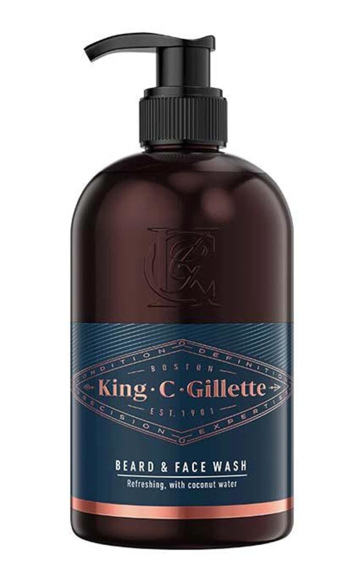 GILLETTE KING C.GILLETTE Beard&Face Wash средство для очищения кожи и бороды, 350мл 350 мл