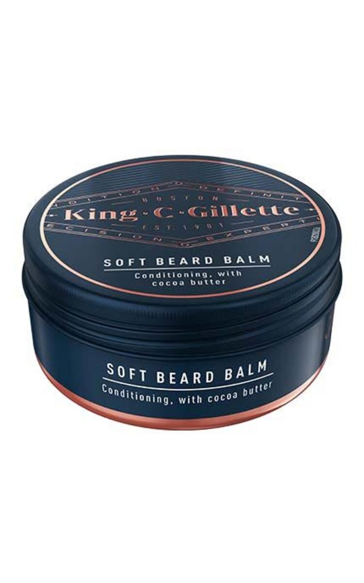 GILLETTE KING C.GILLETTE Soft Beard Balm бальзам для бороды, 100мл 100 мл