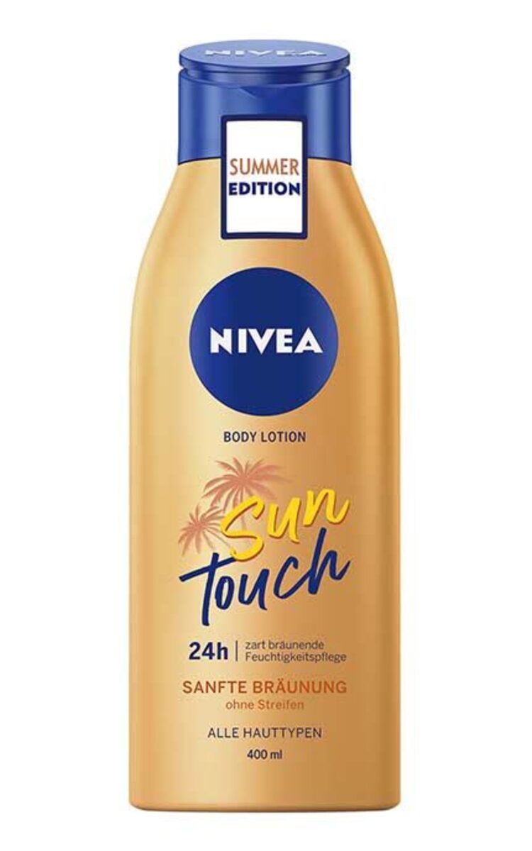 NIVEA NIVEA Sun Touch mitrinošs ķermeņa losjons ar paštonējošu efektu, 400ml 400 ml