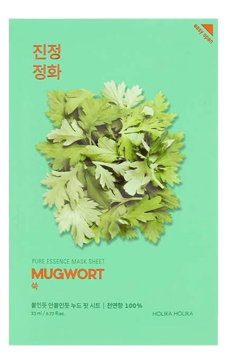 HOLIKA HOLIKA HOLIKA HOLIKA Mugwort тканевая маска для лица, 23мл 1 шт