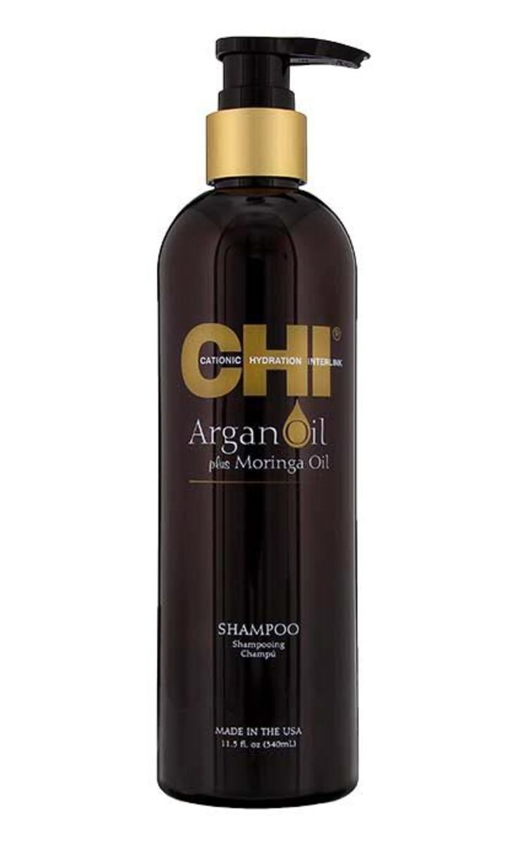 CHI LUXURY CHI Argan Oil plus Moringa Oil восстанавливающий шампунь с экзотическими маслами, 340мл 340 мл