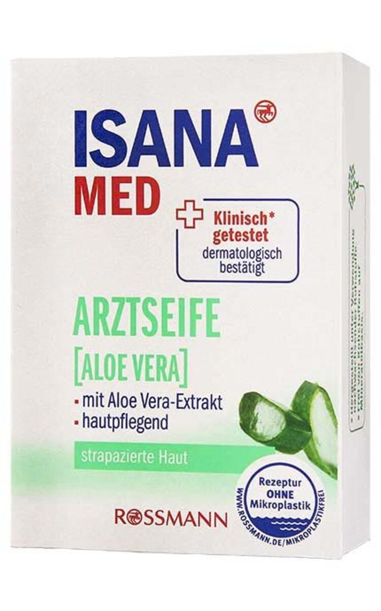 ISANA ISANA Med Aloe Vera мыло с алоэ и D-пантенолом, 100г 100 г