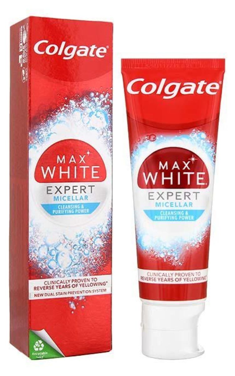 COLGATE COLGATE Max White Expert Micellar зубная паста, 75мл 75 мл