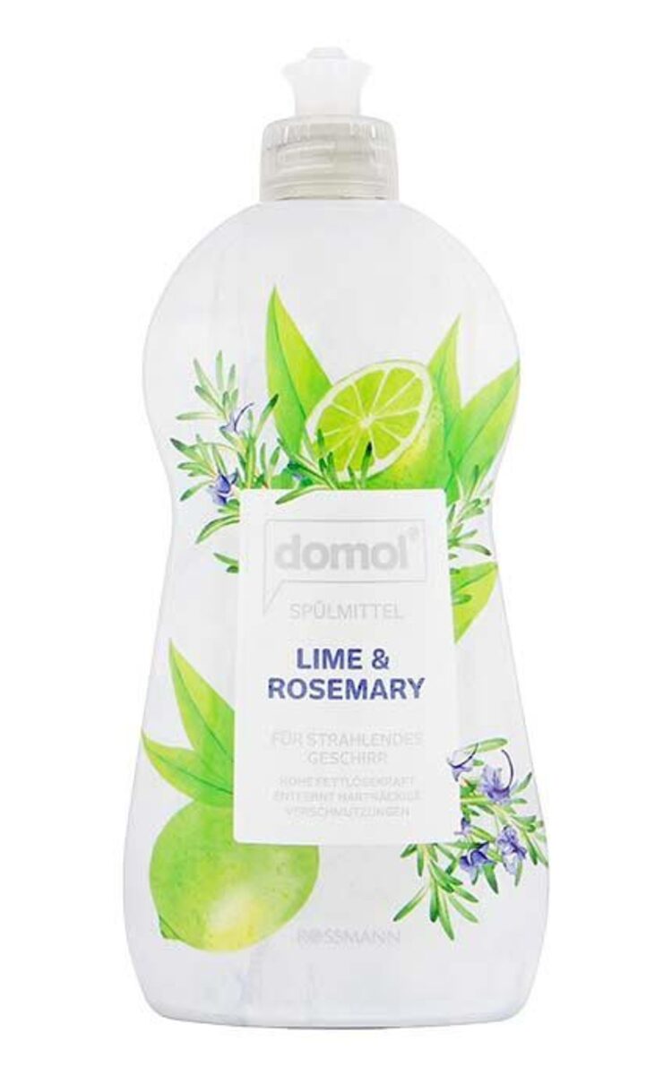 DOMOL DOMOL Lime&Rosemary trauku mazgāšanas līdzeklis, 500ml 500 ml