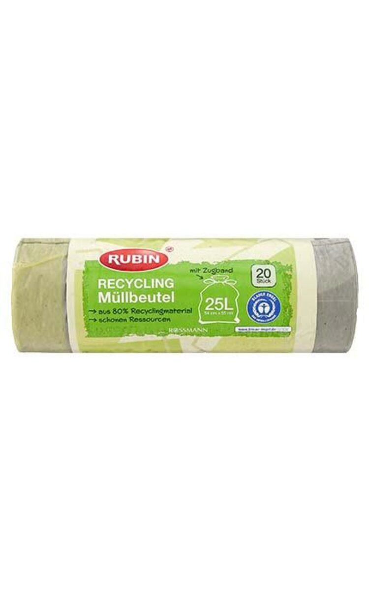 RUBIN RUBIN Recycling мешки для мусора, 25l, 20шт. 20 шт