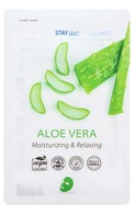 STAY WELL Vegan Aloe Vera mitrinoša maska sejai, 1gab., 23g