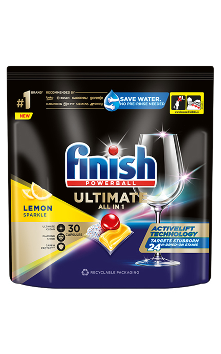 FINISH FINISH Quantum Ultimate Lemon капсулы для посудомоечных машин, 30шт. 30 шт