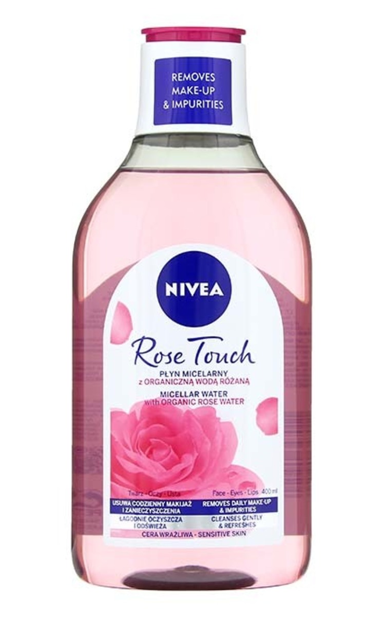 NIVEA VISAGE NIVEA Rose Touch micelārais ūdens ar organisko rožūdeni, 400ml 400 ml