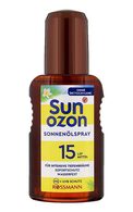 SUNOZON SPF15 распыляемое масло для интенсивного загара, 150мл