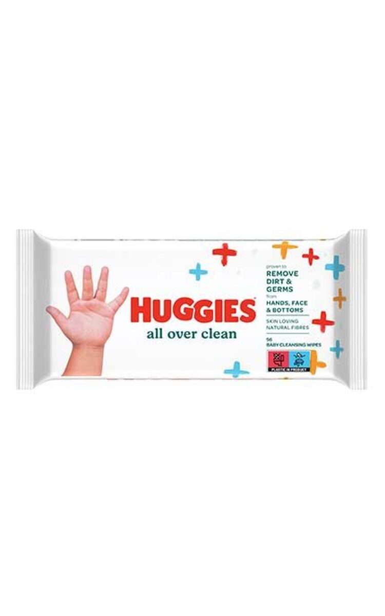 HUGGIES HUGGIES All Over Clean влажные салфетки, 56шт. 56 шт