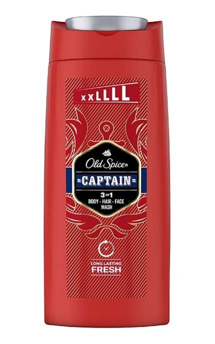 OLD SPICE OLD SPICE Captain Hair&Body мужской гель для душа и шампунь, 675мл 675 мл