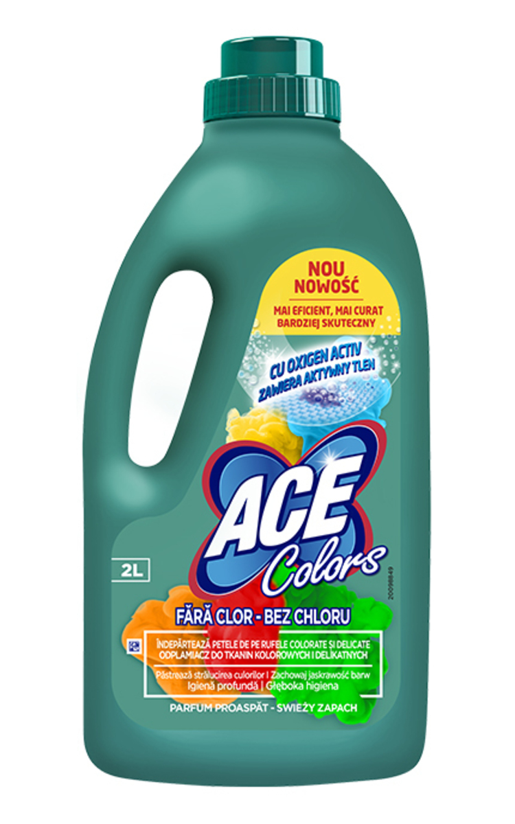 ACE ACE Colors пятновыводитель для ткани, 2л 2000 мл