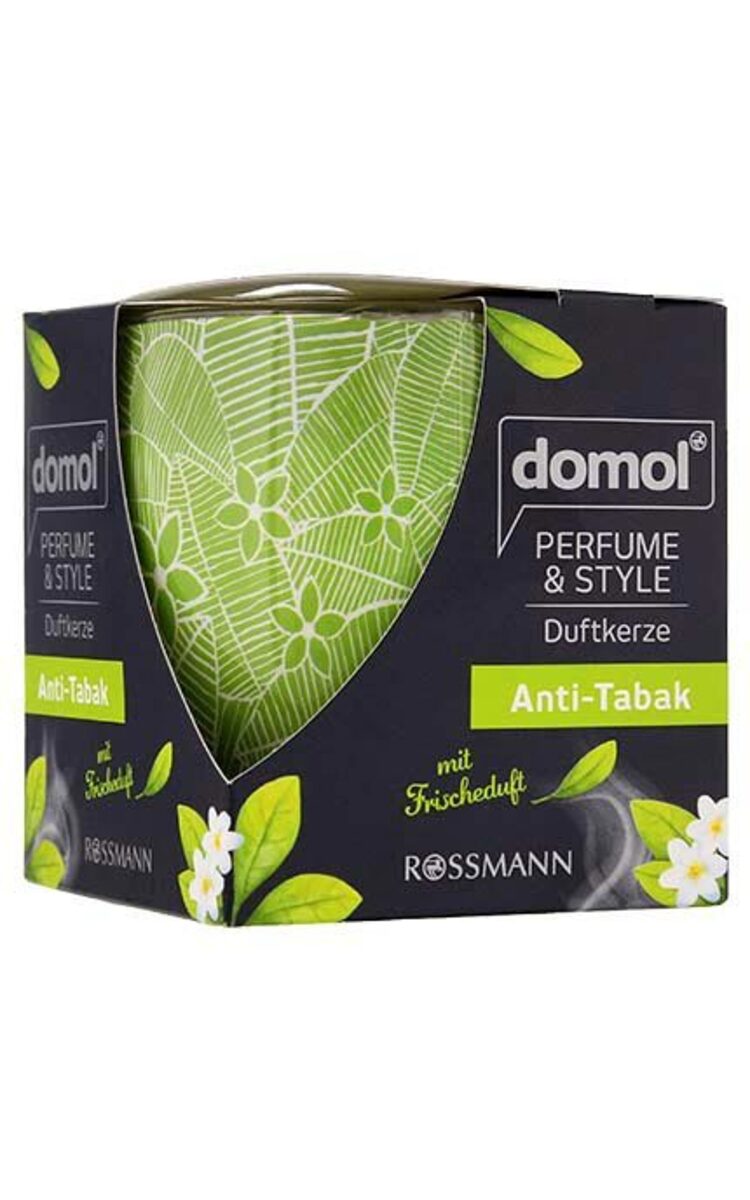 DOMOL DOMOL Perfume&Style Anti-Tabak, aromātiskā svece 1 gab.