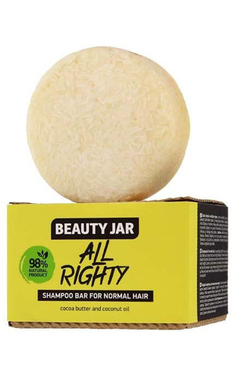 BEAUTY JAR BEAUTY JAR All Righty твёрдый шампунь для нормальных волос, 65г 65 г