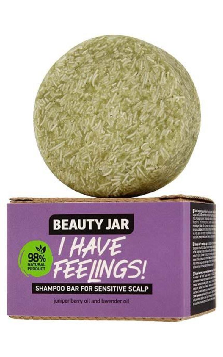 BEAUTY JAR BEAUTY JAR I Have Feelings cietais šampūns jutīgai galvas ādai, 65g 65 g