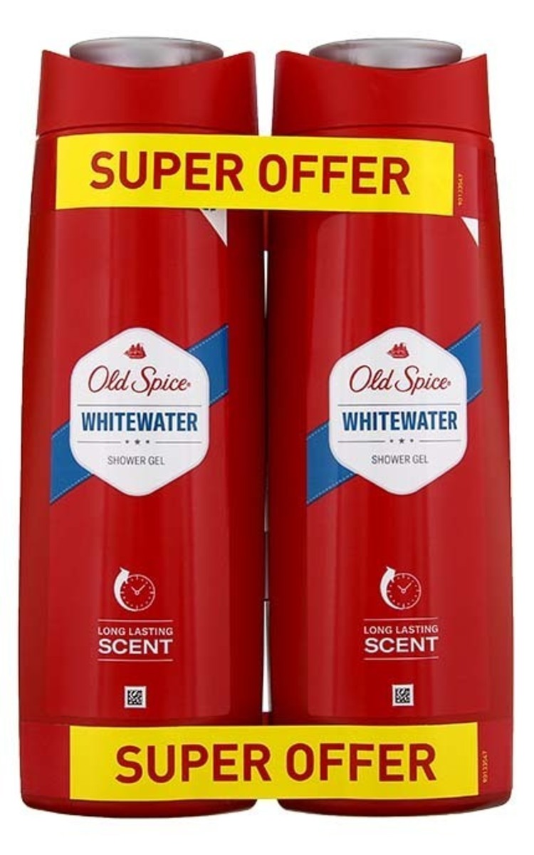 OLD SPICE OLD SPICE Whitewater Duo мужской гель для душа, 2x400мл 800 мл