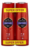 OLD SPICE Captain Hair&Body Duo мужской гель для душа и шампунь, 2x400мл