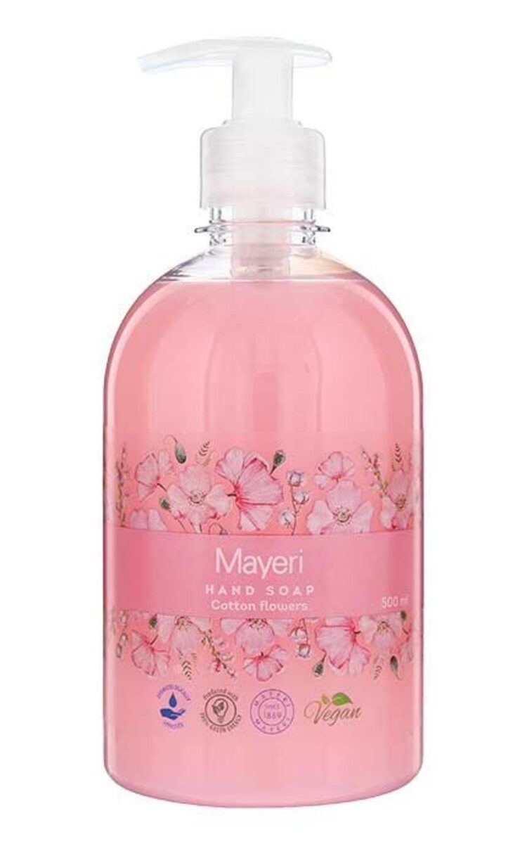 MAYERI MAYERI Šķidrās ziepes Cotton Flowers, 500ml 500 ml