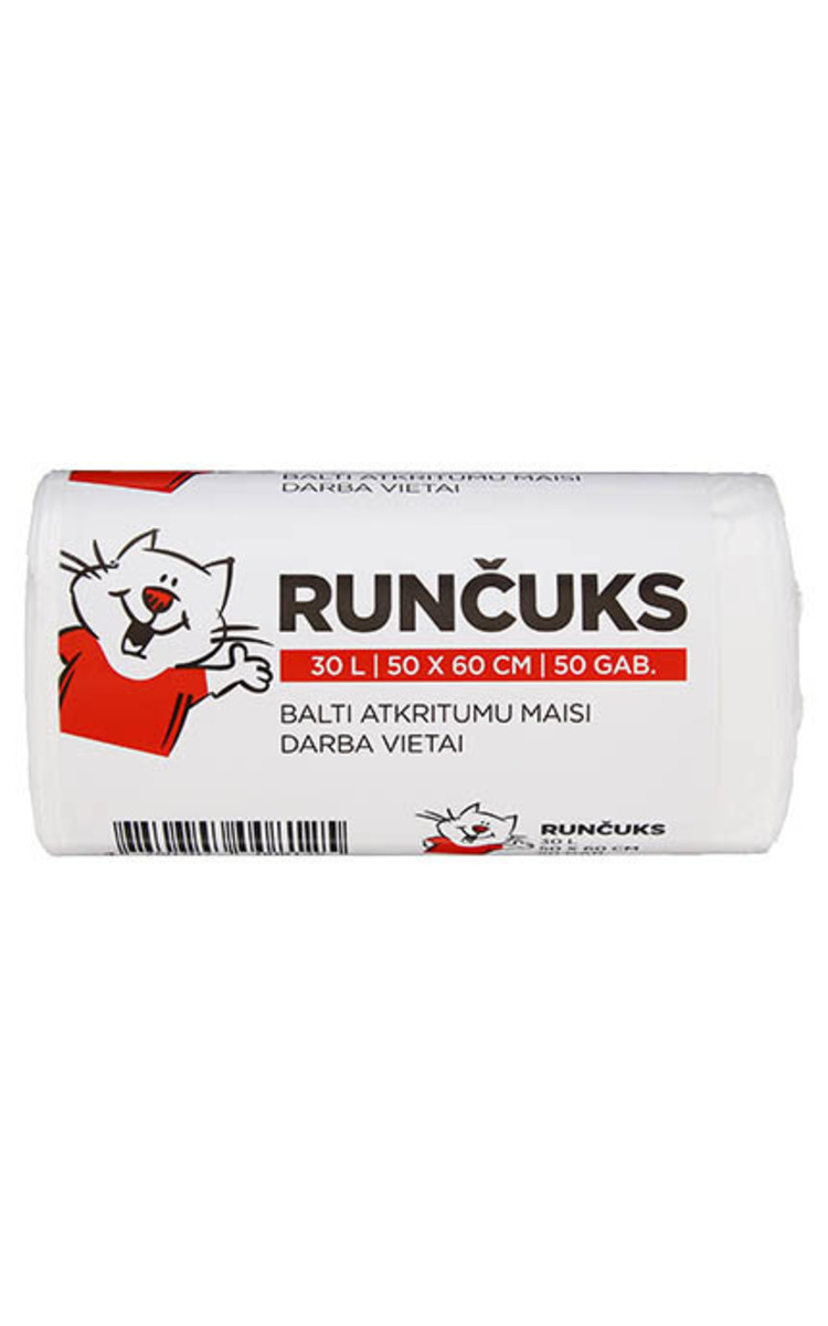 RUNČUKS RUNČUKS Мешки для мусора, 30л, 50шт. 50 шт