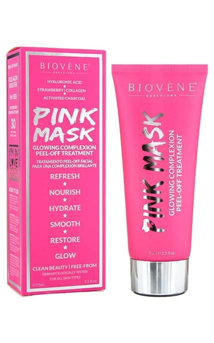 BIOVENE BIOVENE Pink Mask Peel-Off отшелушиваемая розовая маска, 75мл 100 мл