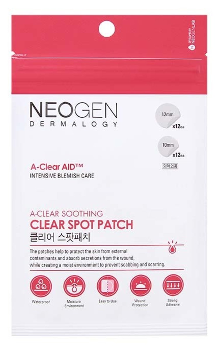 NEOGEN NEOGEN A-Clear патчи для лечения точечных воспалений, 24шт. 12 шт