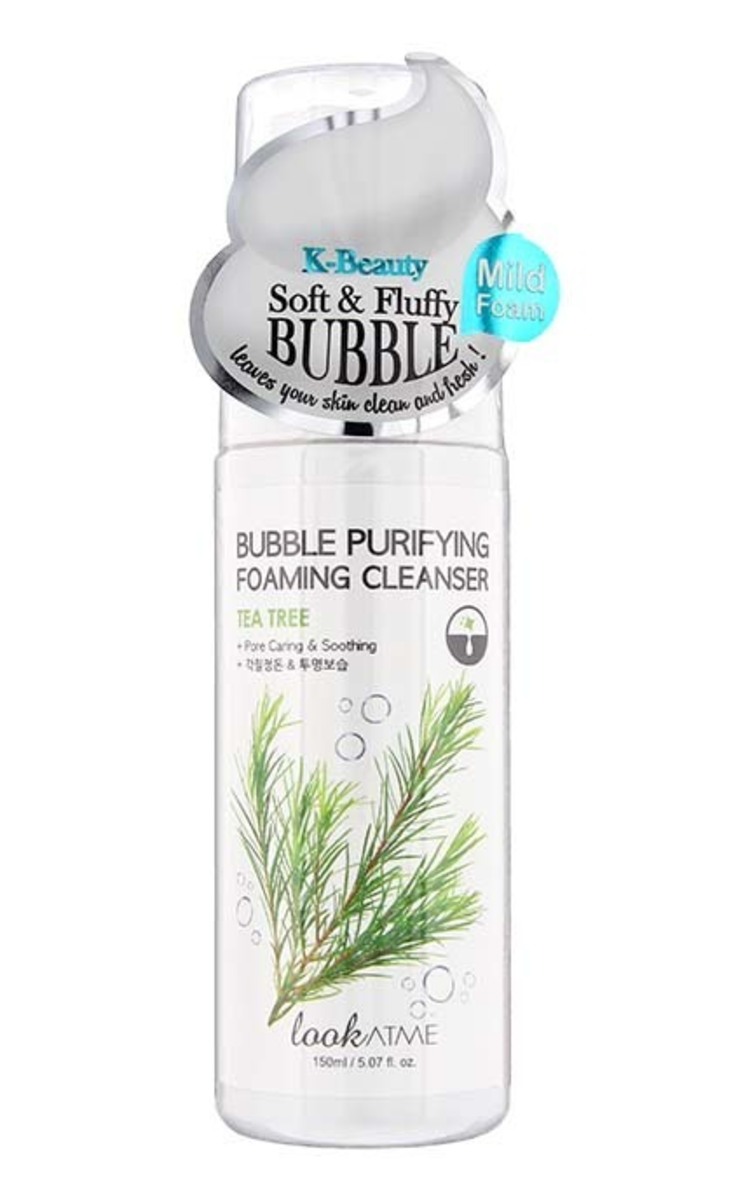 LOOK AT MY  LOOK AT ME Bubble Purifying Очищающая пенка для лица с экстрактом чайного дерева, 150мл 150 мл