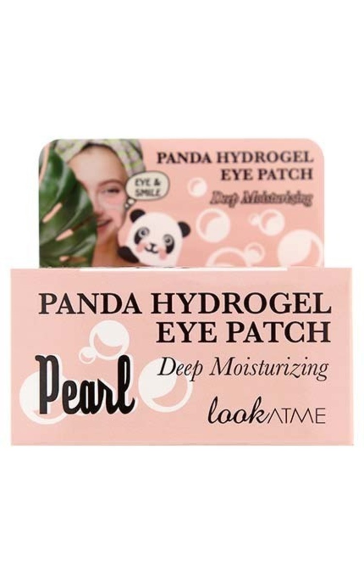 LOOK AT MY  LOOK AT ME Panda Hydrogel Pearl maska ādai pa acīm, 30 pāri 60 gab.